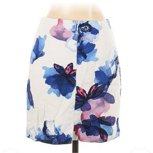 Floral Blue and White Skirt
